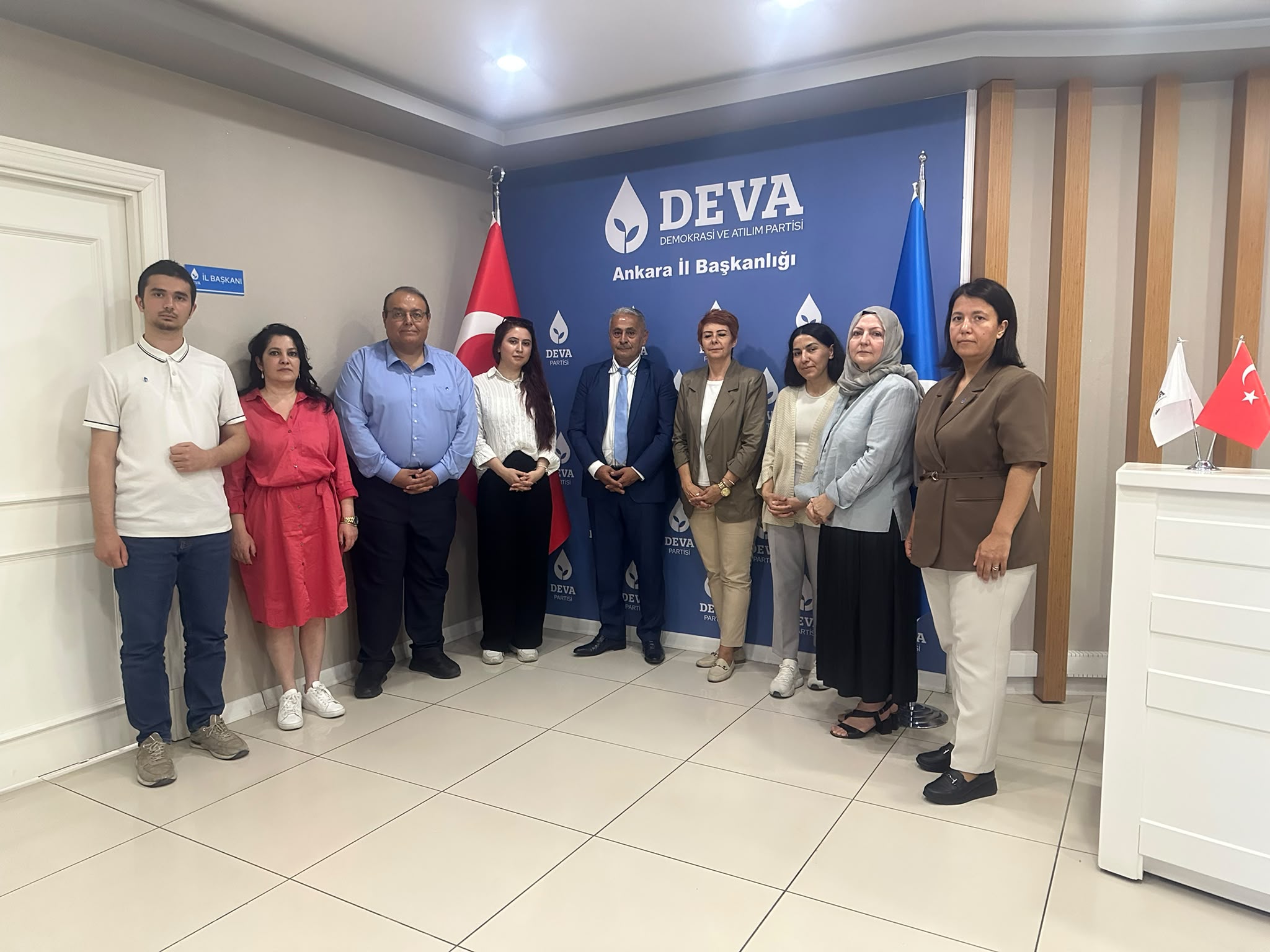 ESNAF PLATFORMU VE PAYDAŞLARI DEVA PARTİSİ ANKARA İL BAŞKANLIĞI’NDA