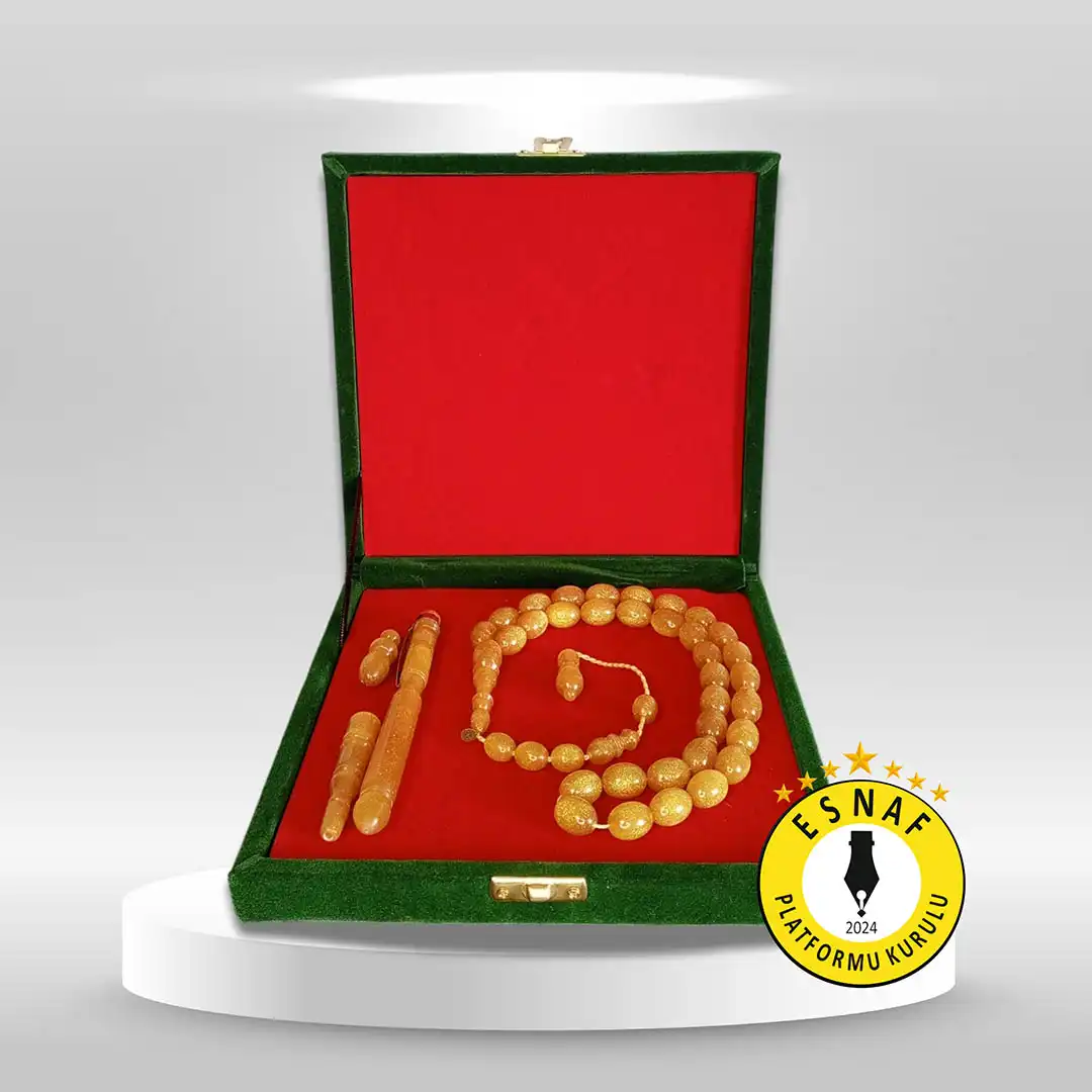 FULL Takım Kehribar Tesbih